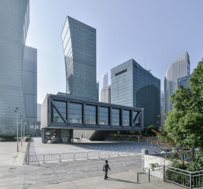 Shanghai LuJiaZui Exhibition Centre / OMA