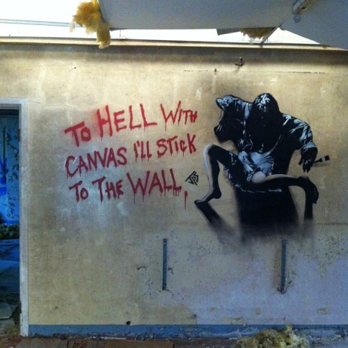 xombiedirge:Movie Inspired Street Art by JPS