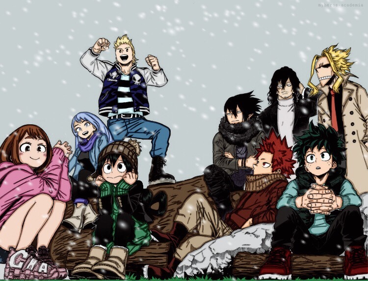 mha winter hero costumes