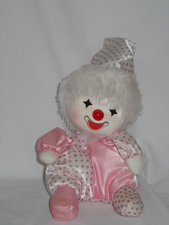 vintage stuffed clown doll