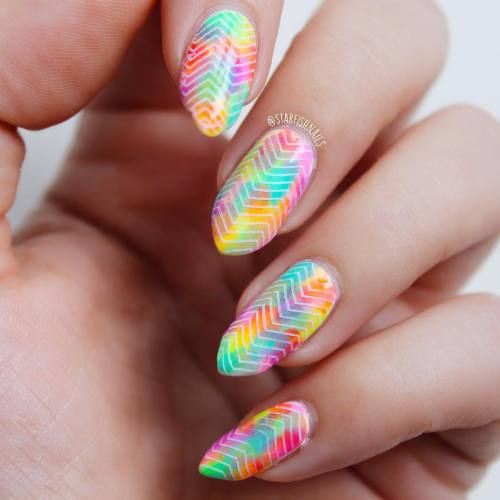 starfishnails:Going a little random with this mani.I was...