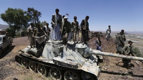 enrique262:SU-100 tank destroyer in Yemen, 2015.