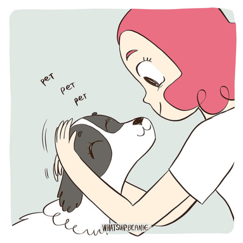 whatsupbeanie:That moment when you pet the puppy and their ears...