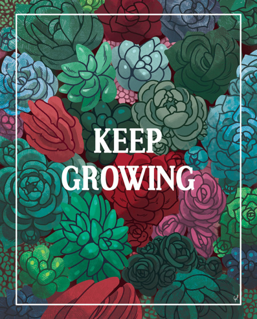 lightgreyartgallery:Keep Growing – @etherelleSucculents are not...