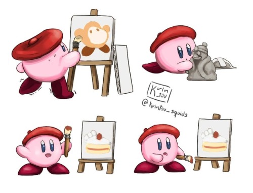 krintou-squids:Just bought Kirby Star Allies and artist...