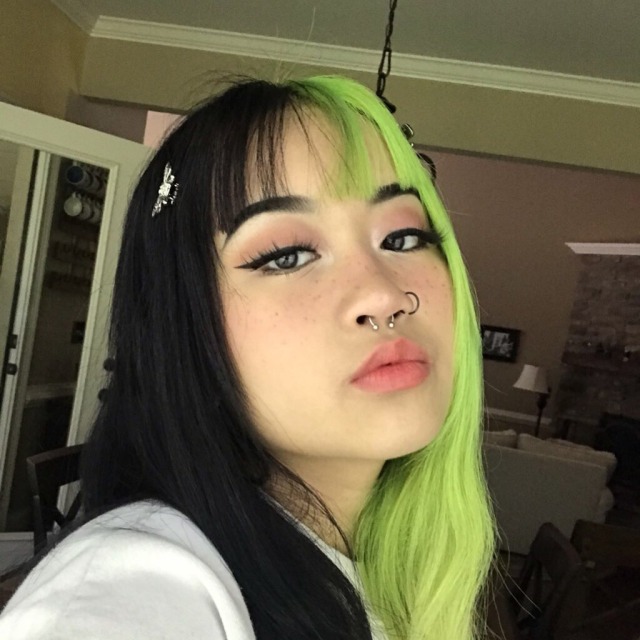Bangs Aesthetic E Girl Dyed Hair Largest Wallpaper Portal