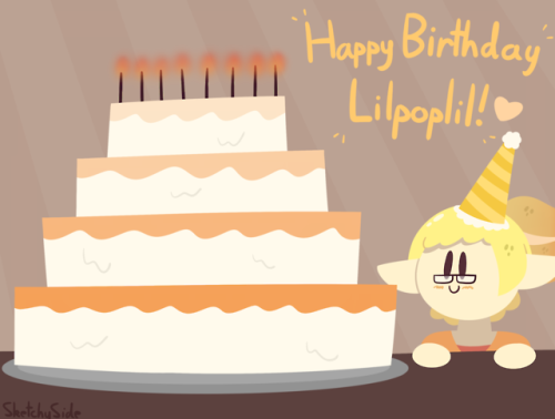 thesketchyside:A birthday present for my friend @lilpoplil ,...