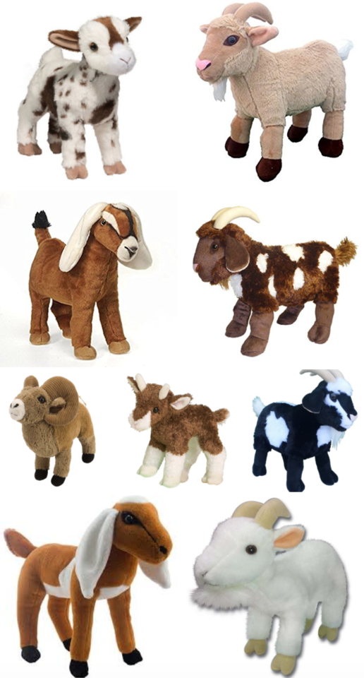 goat plushies