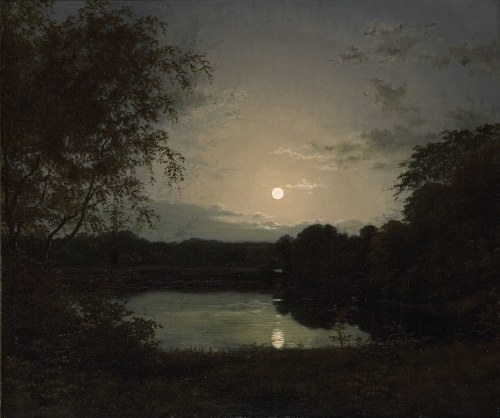 catonhottinroof:Peter Skovgaard (1817-1875)Forest lake in the...