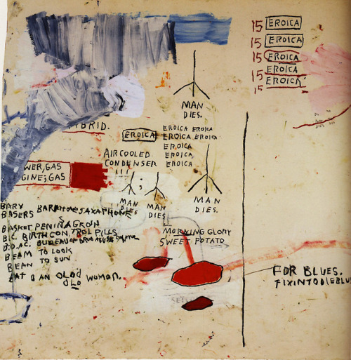 artist-basquiat:Eroica I, Jean-Michel BasquiatMedium:...