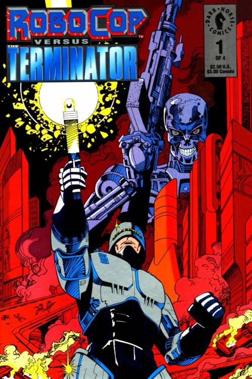 alexhchung:RoboCop Versus The Terminator #1 to #4 by Frank...