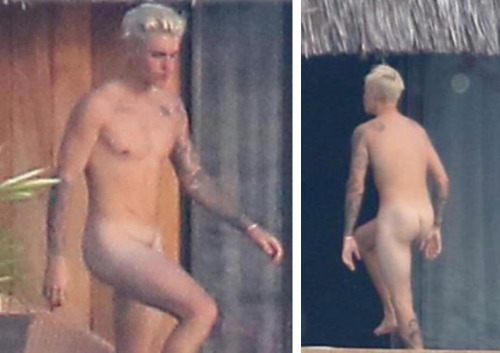 PHOTOS: Justin Bieber Takes A NAKED Swim In Bora Bora. 