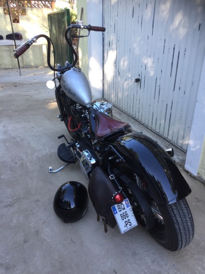 Shovelhead Japanese Bobber