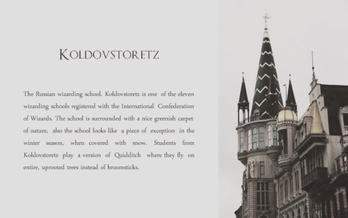 black-doe:WIZARDING SCHOOLS AROUND THE WORLD