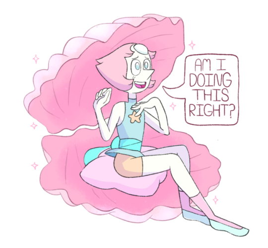 Hey y'all in spirit of the new episodes recently here's a Pearl in a bit of a clam, by @fem-usa