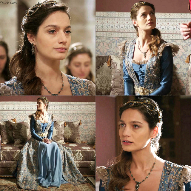 Magnificent Wardrobe (Fahriye Sultan’s blue dress w/ cream lace)