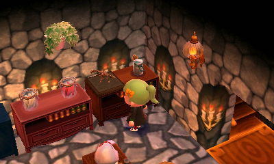 Animal Crossing QR Code blog, Harry Potter/Slytherin themed rooms