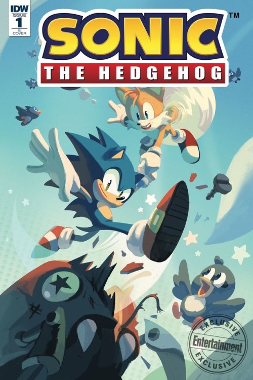 sonichedgeblog:The covers for IDW’s first issue of the new...