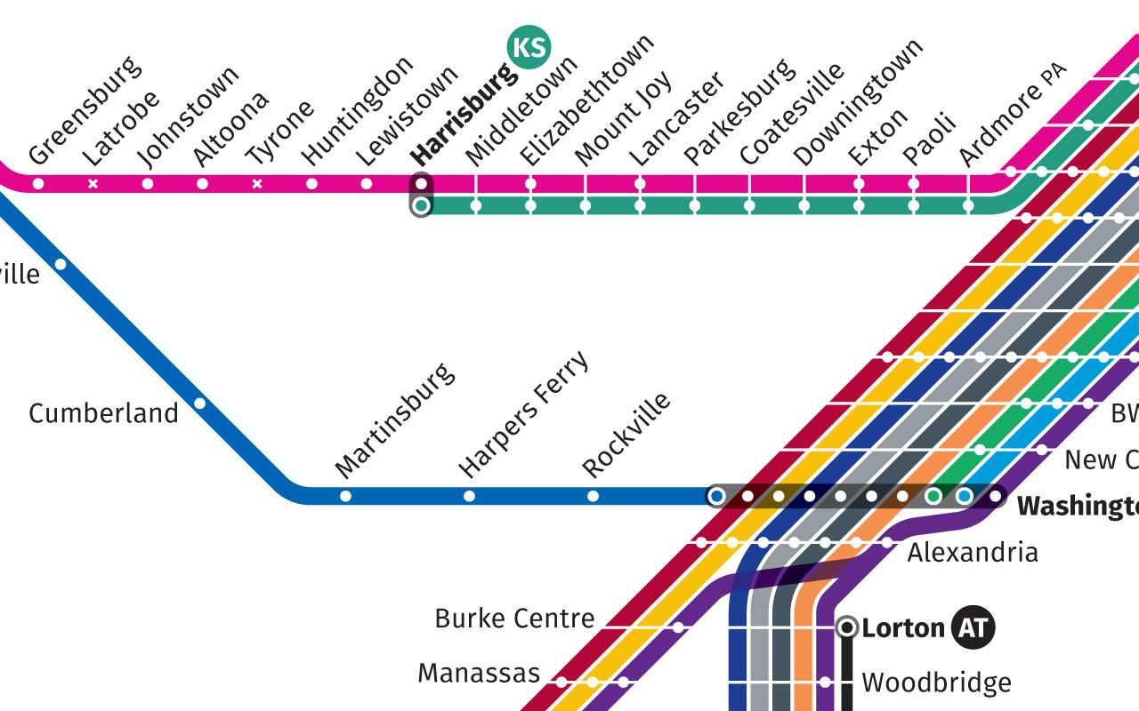 New Project: Revised and Improved Amtrak Subway... - Transit Maps