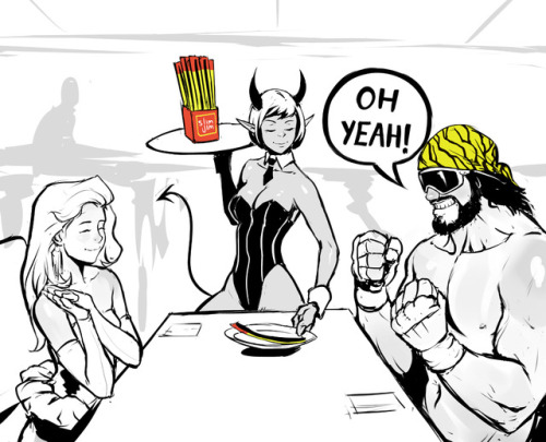 xizrax:and shes Serving Slim Jim’s to Macho Man Randy Savage...