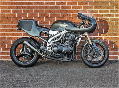 🏁 caferacerpasion.com 🏁 Triumph T595 Cafe Racer Endurance -...