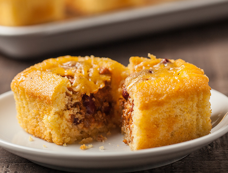 Good Taste - Chili Stuffed Cornbread Nothing Goes Together...