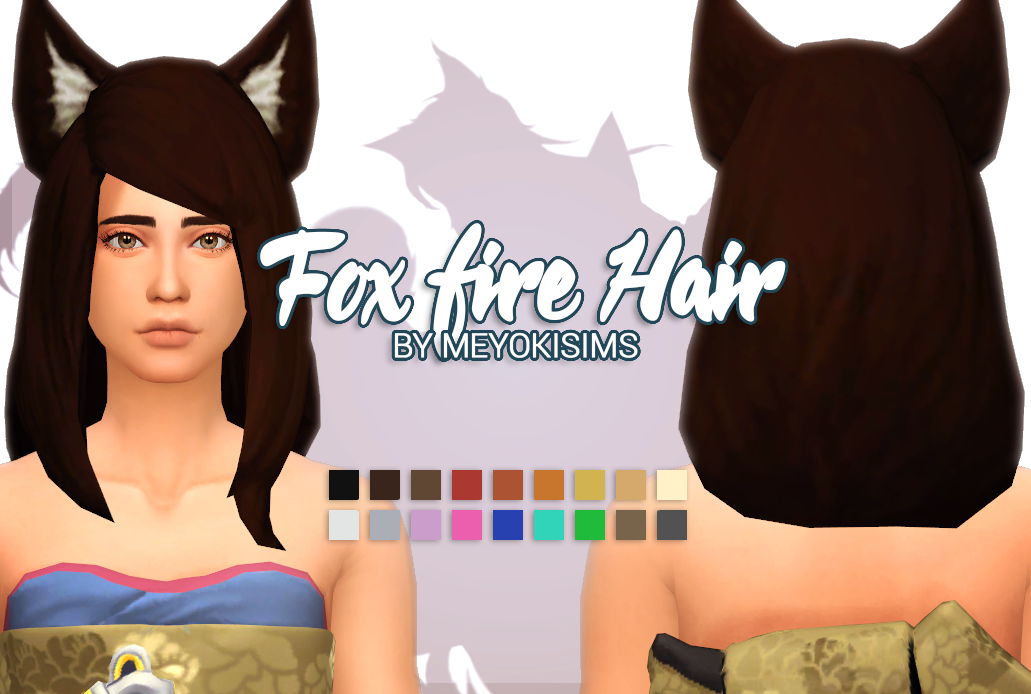sims 4 fire hair