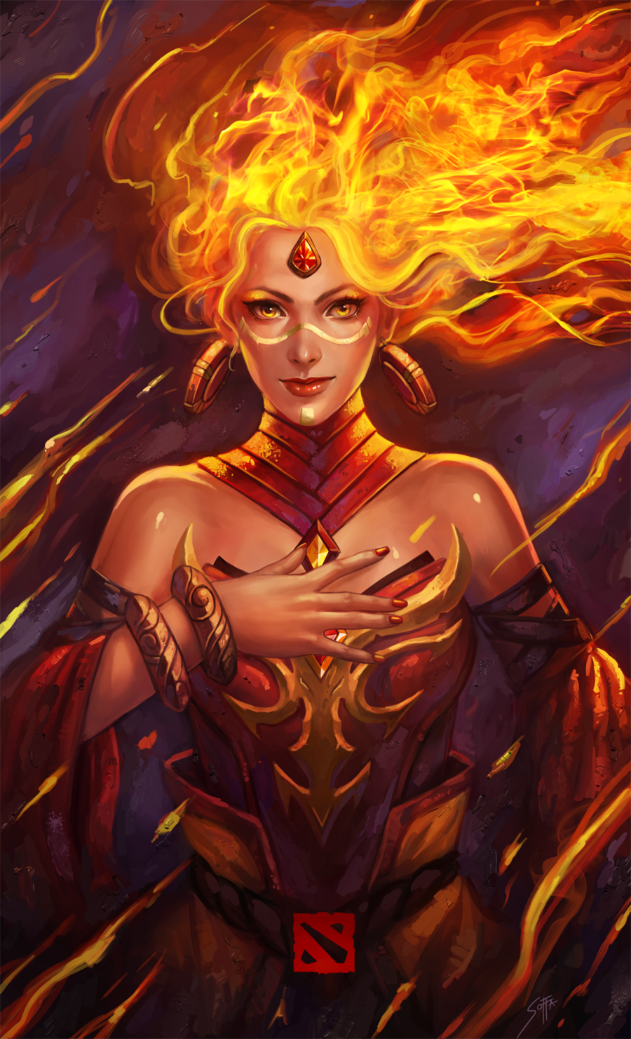 Lore Is Life Dota2 Lina Name Lina The Slayer Race Human