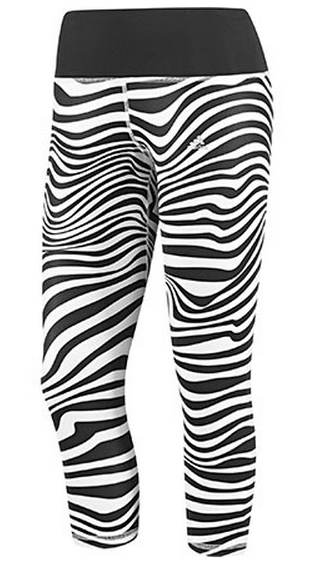 zebra print gym leggings