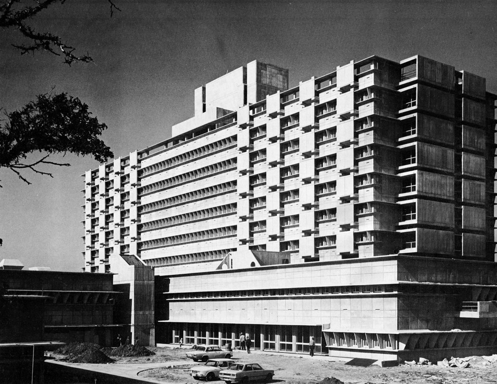 German Post-War Modern — Wolfson Medical Center (1966-76) in Holon ...