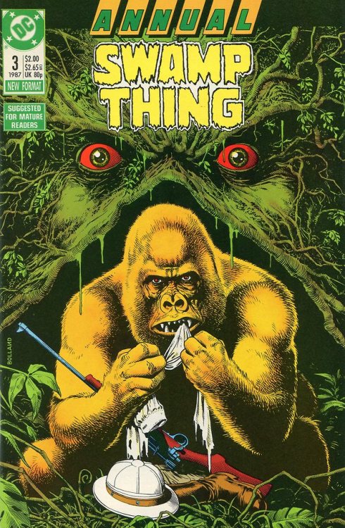 patsywalkerbondagecover:Swamp Thing Annual 3, DC Comics, 1987....