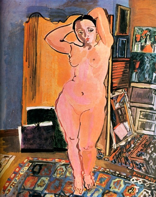 raoul-dufy:Naked, 1928, Raoul DufySize: 62x52 cmMedium: oil,...