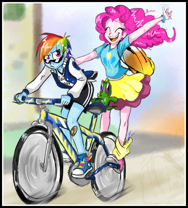 pinkie pie bike
