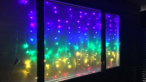 rainbow lights on Tumblr