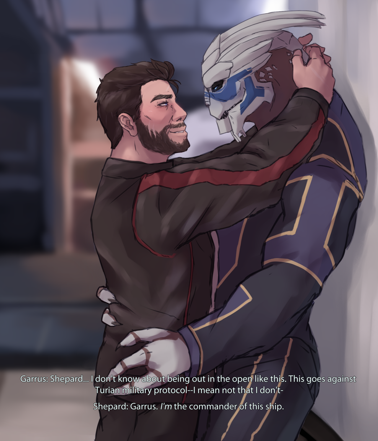 Garrus x male shepard