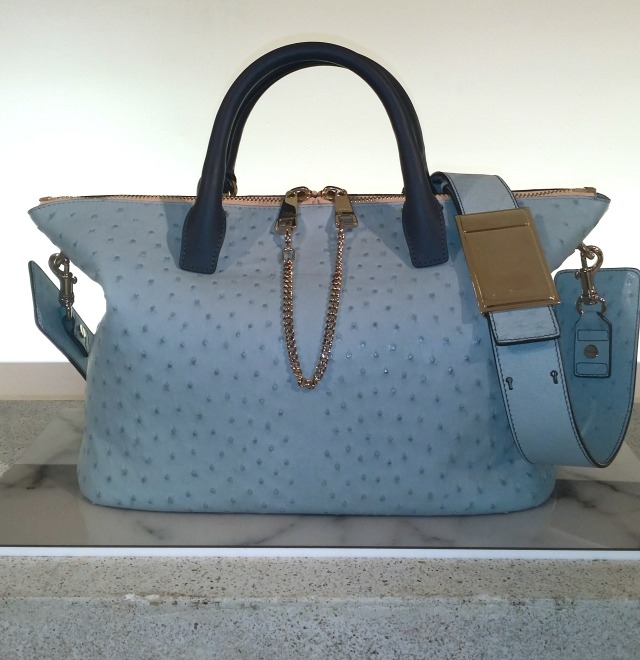 blue chloe bag