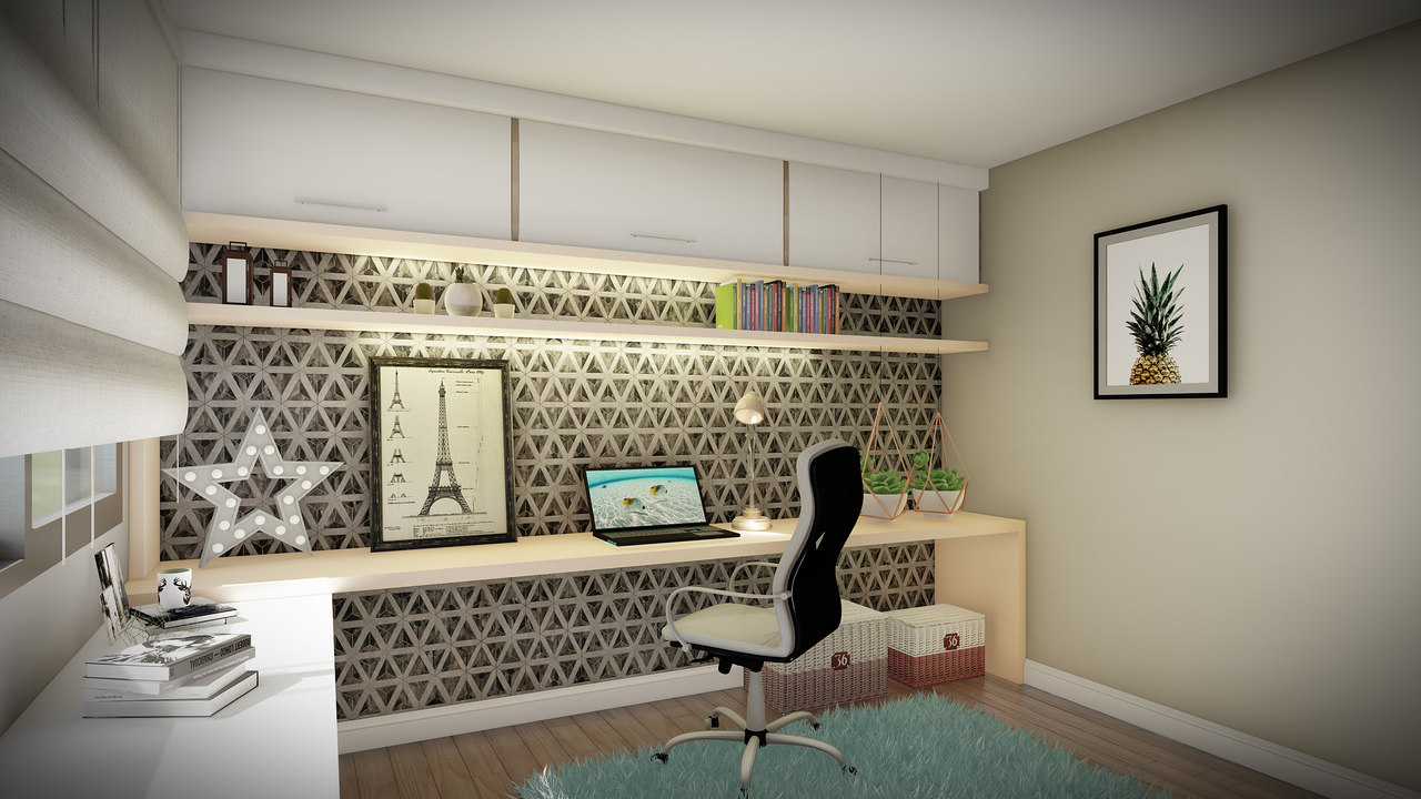 Minimal Desks Simple Workspaces Interior Design
