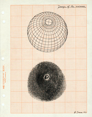 (via Agnes Denes: Body Prints, Philosophical... - graph and compass