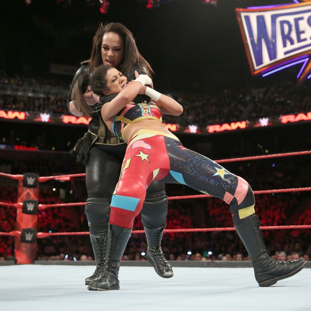 WWE Women 🦃, Bayley Vs Nia Jax:Raw 3/20/17 (Part 2)