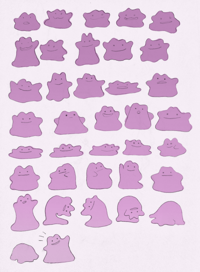 Whoa Drew A Ditto Here For Every Ditto I Knocked Out In