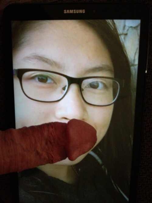 michelle-need-cum:Thank you sir to use his lovely cock to cum...