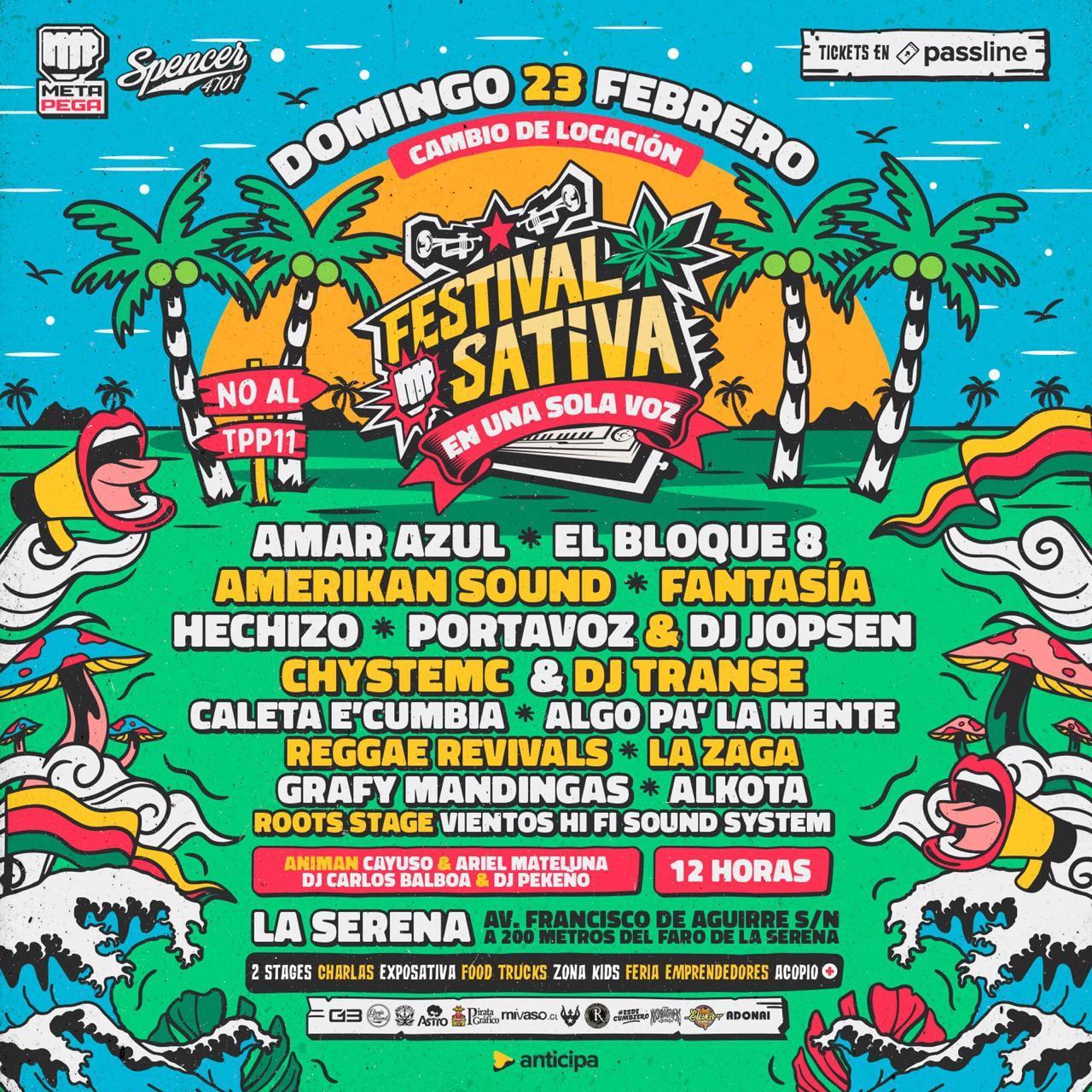 Festival Sativa “En una sola voz”: 23 de Febrero en La Serena 