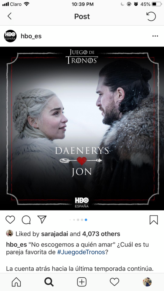 Gendrya Hbo Spain Puts A Photo Of Gendrya For Valentines