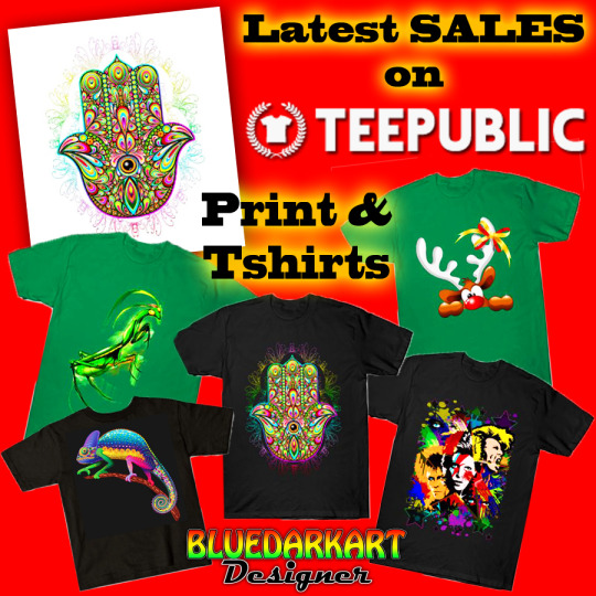 Latest Sales on BluedarkArt's Teepublic Shop