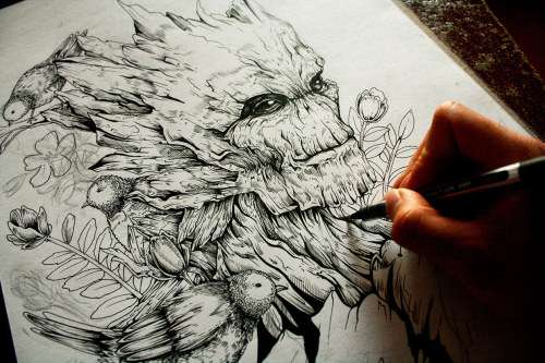 nerdsandgamersftw:Drawings and Sketches 1 & 2By Erick...