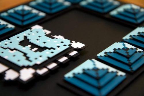 retrogamingblog:Super Mario Paper Art made by artofwillpigg