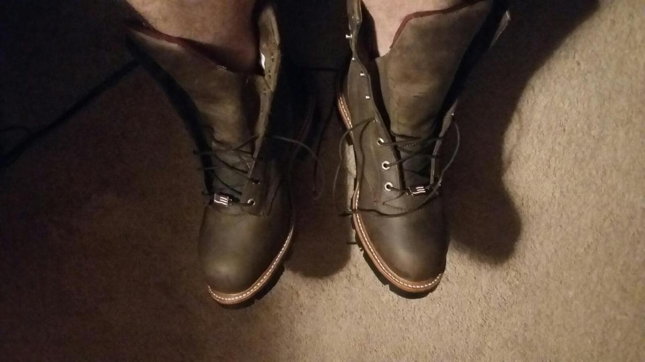 chippewa boots super logger 25405