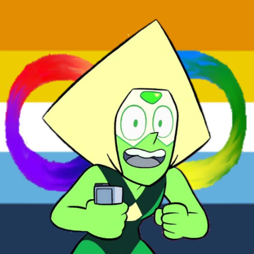 Requests open! — Amethyst and Peridot matching pride icons for...