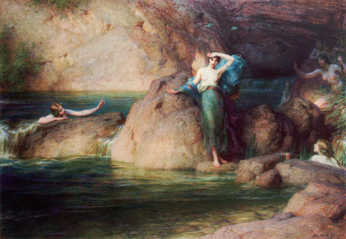 silenceformysoul:Herbert James Draper - Halcyone