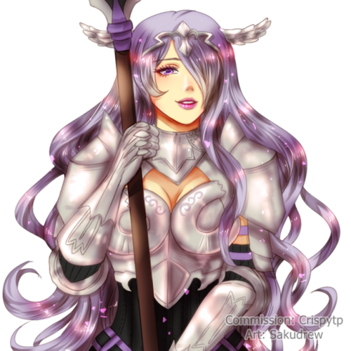 sakudrew:Camilla wearing a pegasus knight armor~ ٩(♡ε♡ )۶...